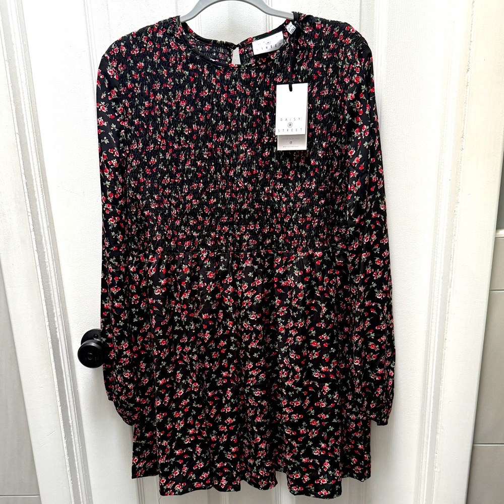 🖤 NWT LONG SLEEVE MINI DRESS SIZE XL